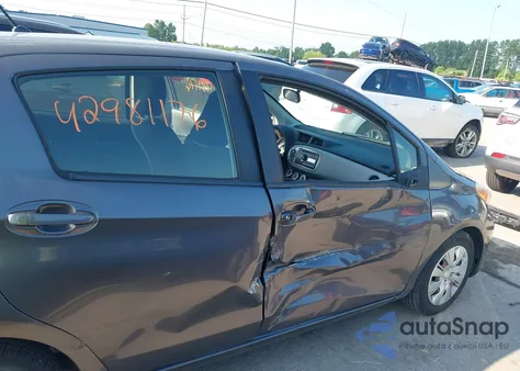 2013 Toyota Yaris Le from USA, damaged, VIN JTDKTUD37DD554758